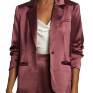 Cinq à Sept Khloe Smooth Satin Jacket