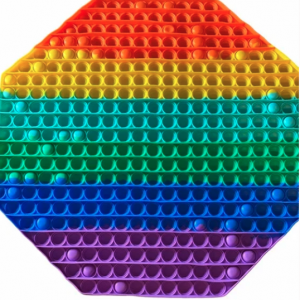 Rainbow Pop It Fidget Toy - HUGE | 15.5”x15.5”