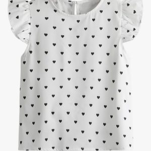 Heart Patterned Blouse