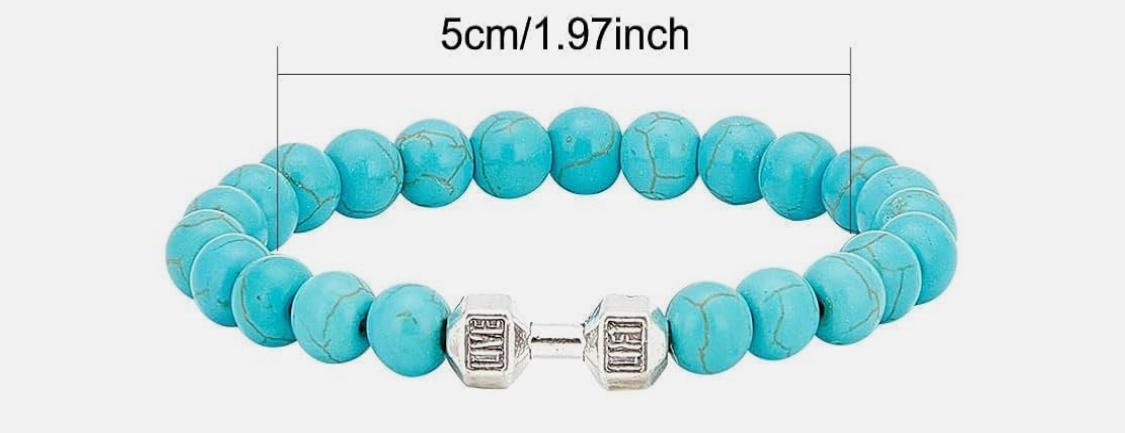 Dumbbell Stone Bracelet - Image 5