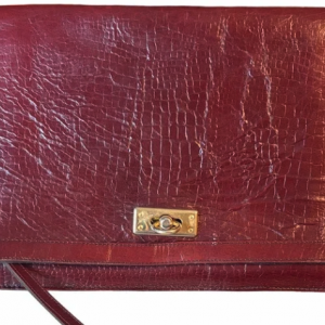 Vintage Gladbaggs Handmade Leather Bag - Embossed Leather Crossbody